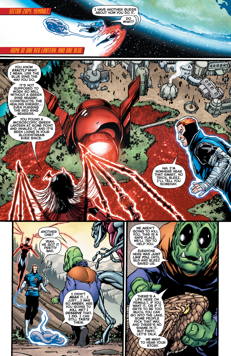 Illustration for article titled Exclusive DC preview: Guy Gardner undergoes a dramatic change in Red Lanterns: Futures End #1